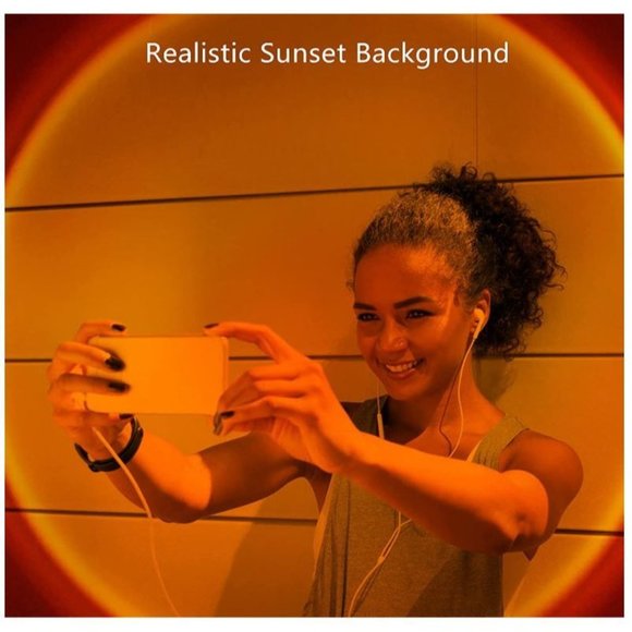 Sunset Projection Lamp, Sunset Light with USB Plug, 180 Degree Rotation - Picture 4 of 7